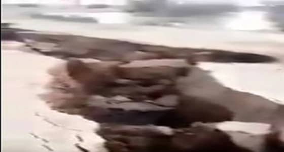 بالفيديو.. تصدع أرضي بطول 28 كلم شمال الرياض