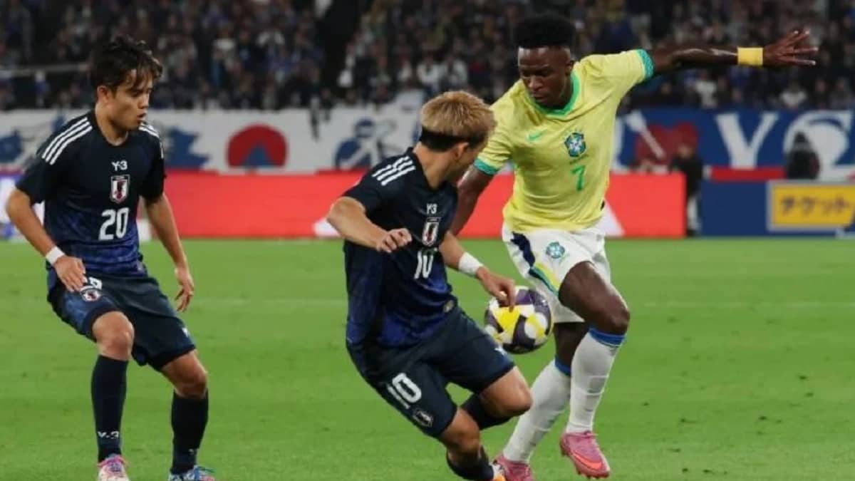 اليابان تتغلب على البرازيل بثلاثية
