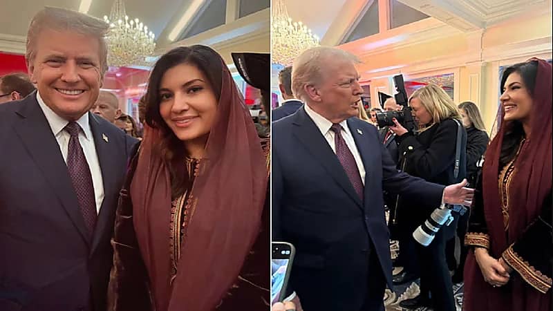 الأميرة ريما بنت بندر تلتقي بـ ترامب في حفل تنصيبه رئيسا لأمريكا.. صور