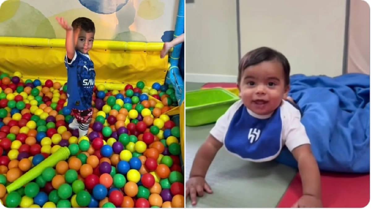 أبناء مالكوم يجذبون الأنظار بقميص الهلال..صور