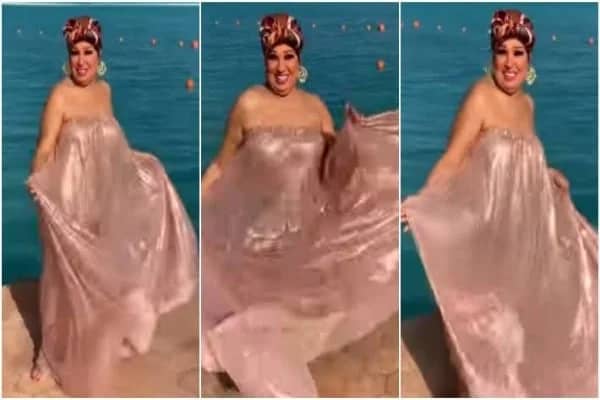 وصلة رقص مثيرة لفيفي عبده بفستان جريء
