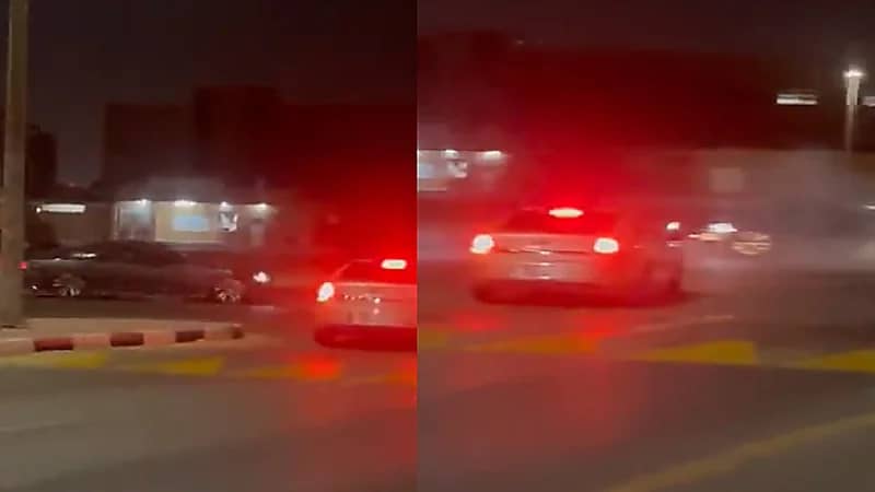 "المرور" يتفاعل مع فيديو خطير لاستعراض بالتفحيط في الخبر