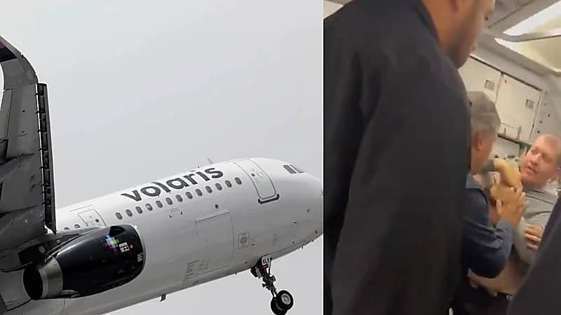 محاولة اختطاف طائرة مدنية في المكسيك .. فيديو