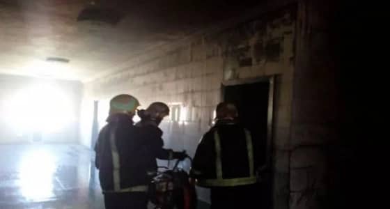 إصابة رجل من الدفاع المدني في حريق بجازان